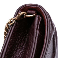 Grained Calfskin Diorama Wallet on Chain