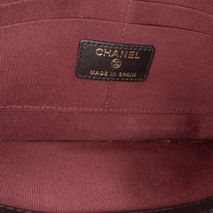 Quilted Aged Calfskin Reissue Pouch With Chain