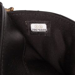 Quilted Aged Calfskin Reissue Pouch With Chain
