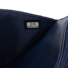 Lambskin Trendy CC Wallet On Chain