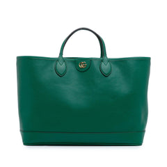 Medium Leather Ophidia Tote