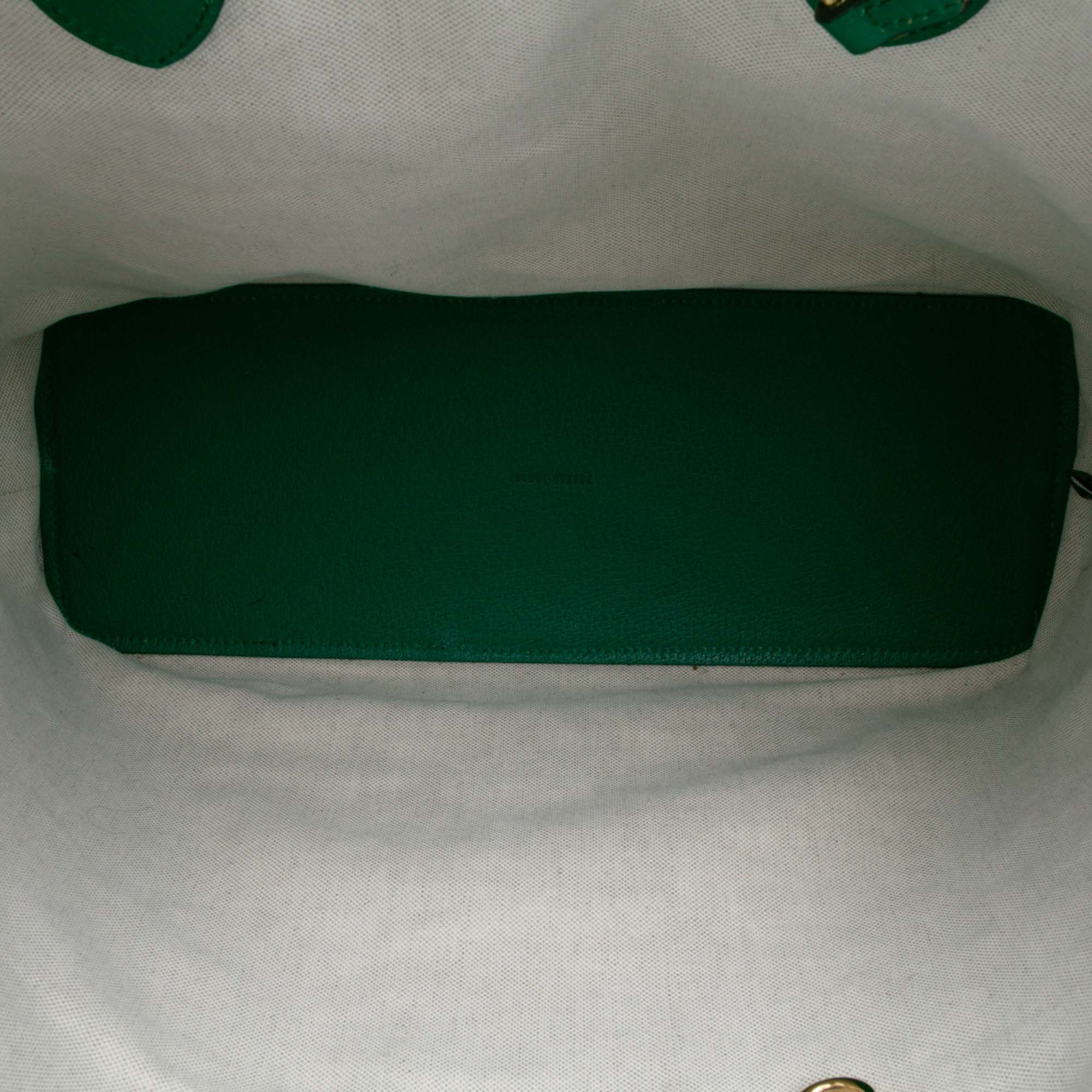 Medium Leather Ophidia Tote