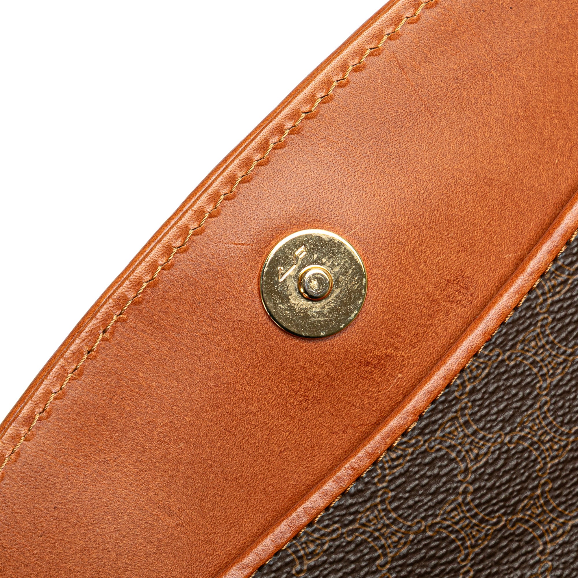 Macadam Coated Canvas Clutch