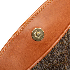 Macadam Coated Canvas Clutch