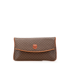 Macadam Coated Canvas Clutch