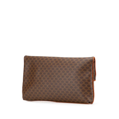 Macadam Coated Canvas Clutch