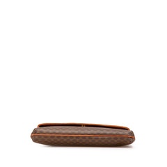 Macadam Coated Canvas Clutch