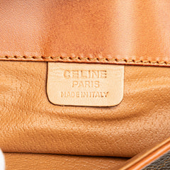 Macadam Coated Canvas Clutch
