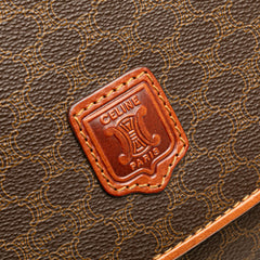 Macadam Coated Canvas Clutch