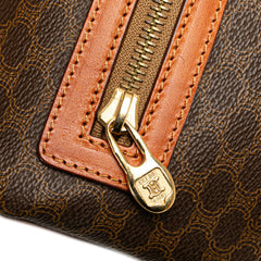 Macadam Coated Canvas Clutch