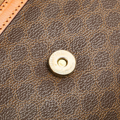 Macadam Coated Canvas Clutch