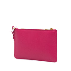 Saffiano Zip Pouch