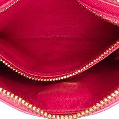 Saffiano Zip Pouch