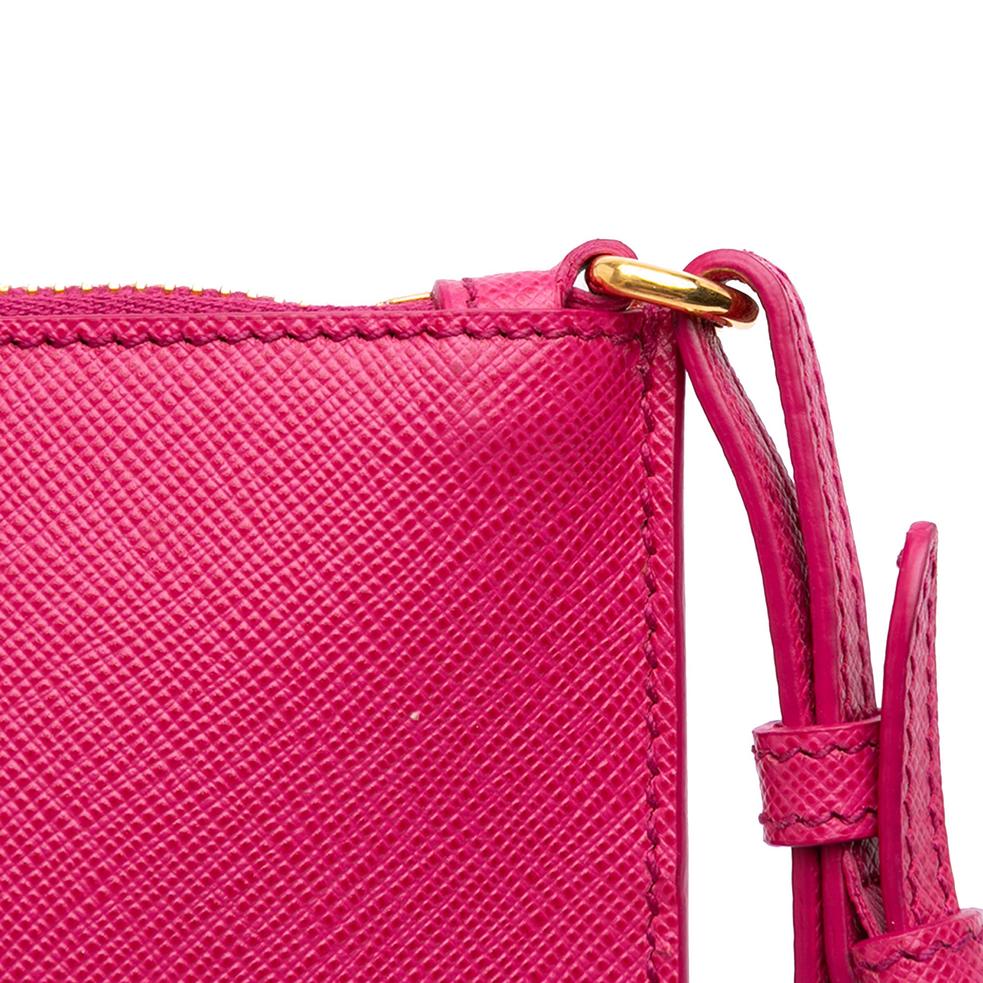 Saffiano Zip Pouch