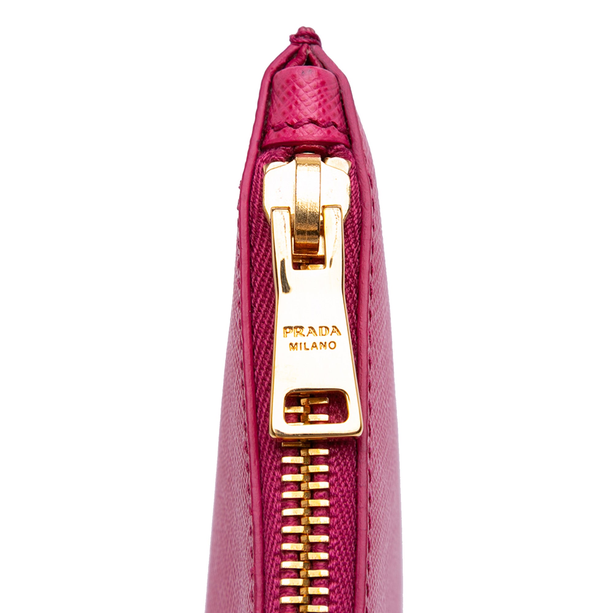 Saffiano Zip Pouch
