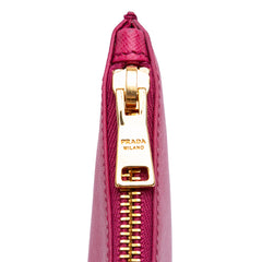 Saffiano Zip Pouch