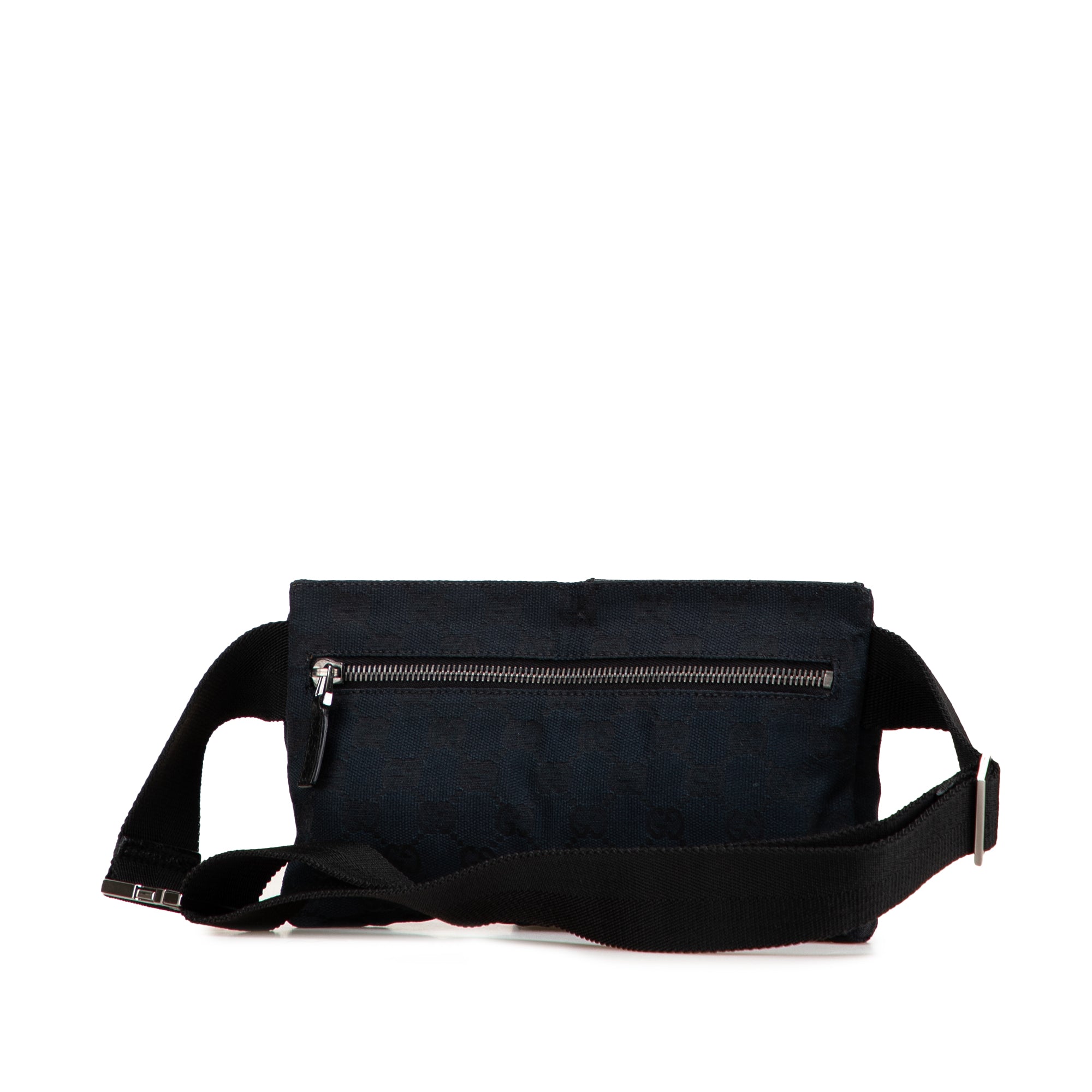 GG Canvas Double Pocket Belt Bag