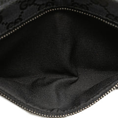 GG Canvas Double Pocket Belt Bag