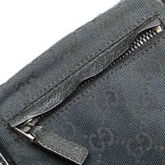 GG Canvas Double Pocket Belt Bag
