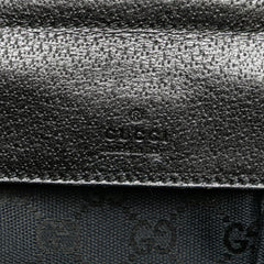 GG Canvas Double Pocket Belt Bag