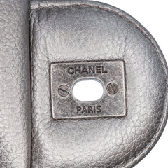 Medium Metallic Quilted Caviar Casual Rock Flap