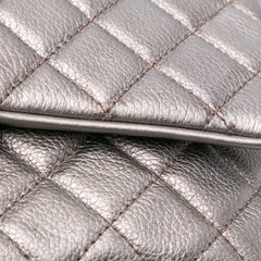 Medium Metallic Quilted Caviar Casual Rock Flap