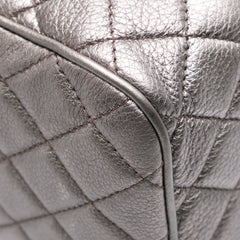 Medium Metallic Quilted Caviar Casual Rock Flap