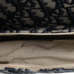 Oblique Canvas Saddle Bag