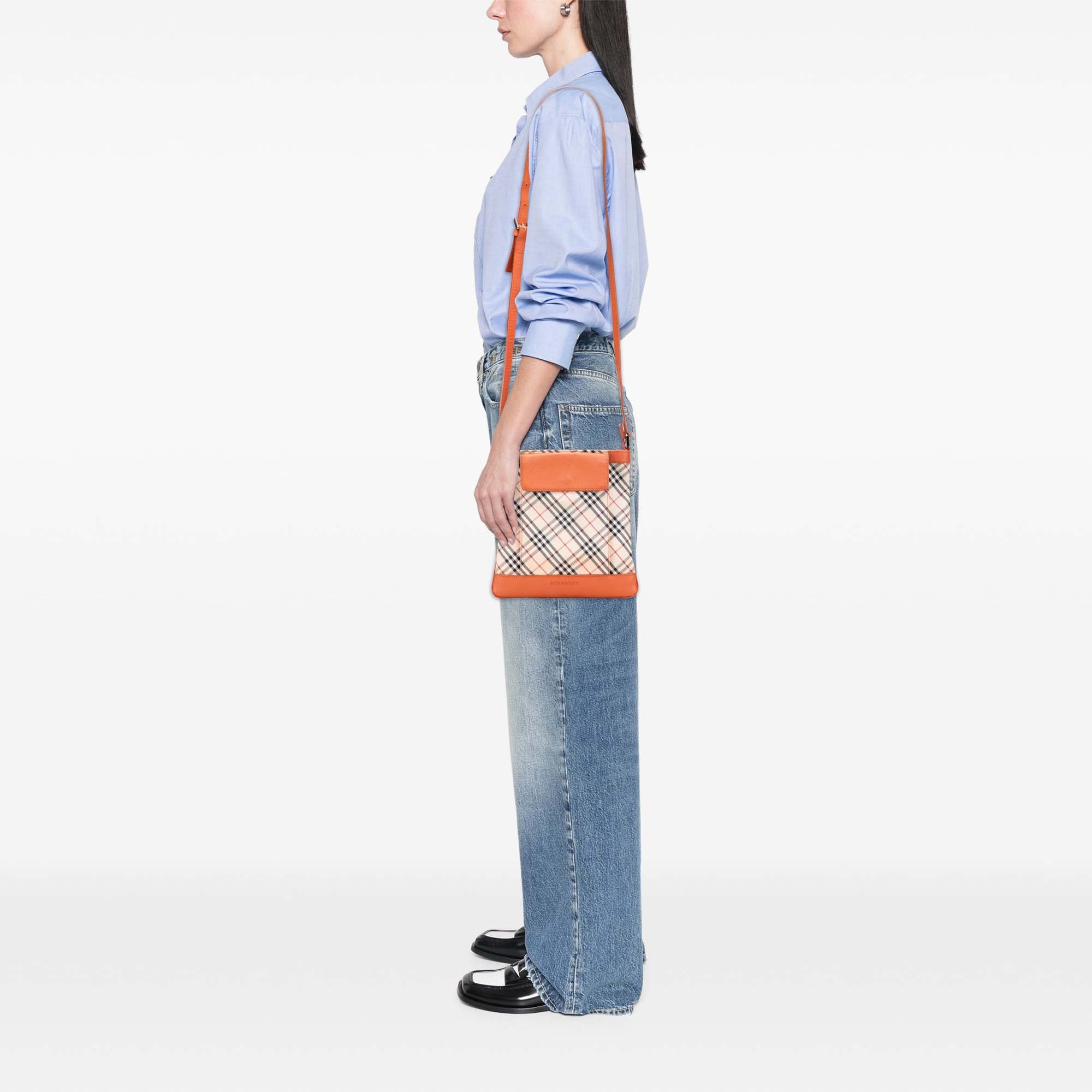 Nova Check Canvas Crossbody