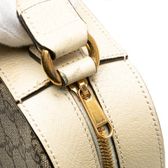 Small GG Supreme Textured Calfskin Web Ophidia Camera Bag