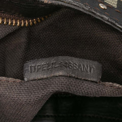 Haymarket Check Coated Canvas Hobo Bag