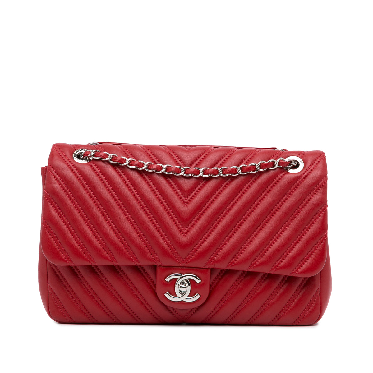 Jumbo Classic Lambskin Double Flap