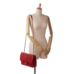 Jumbo Classic Lambskin Double Flap