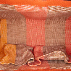 Small Leather Bamboo Daily Satchel