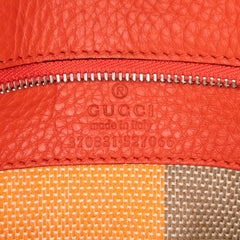 Small Leather Bamboo Daily Satchel