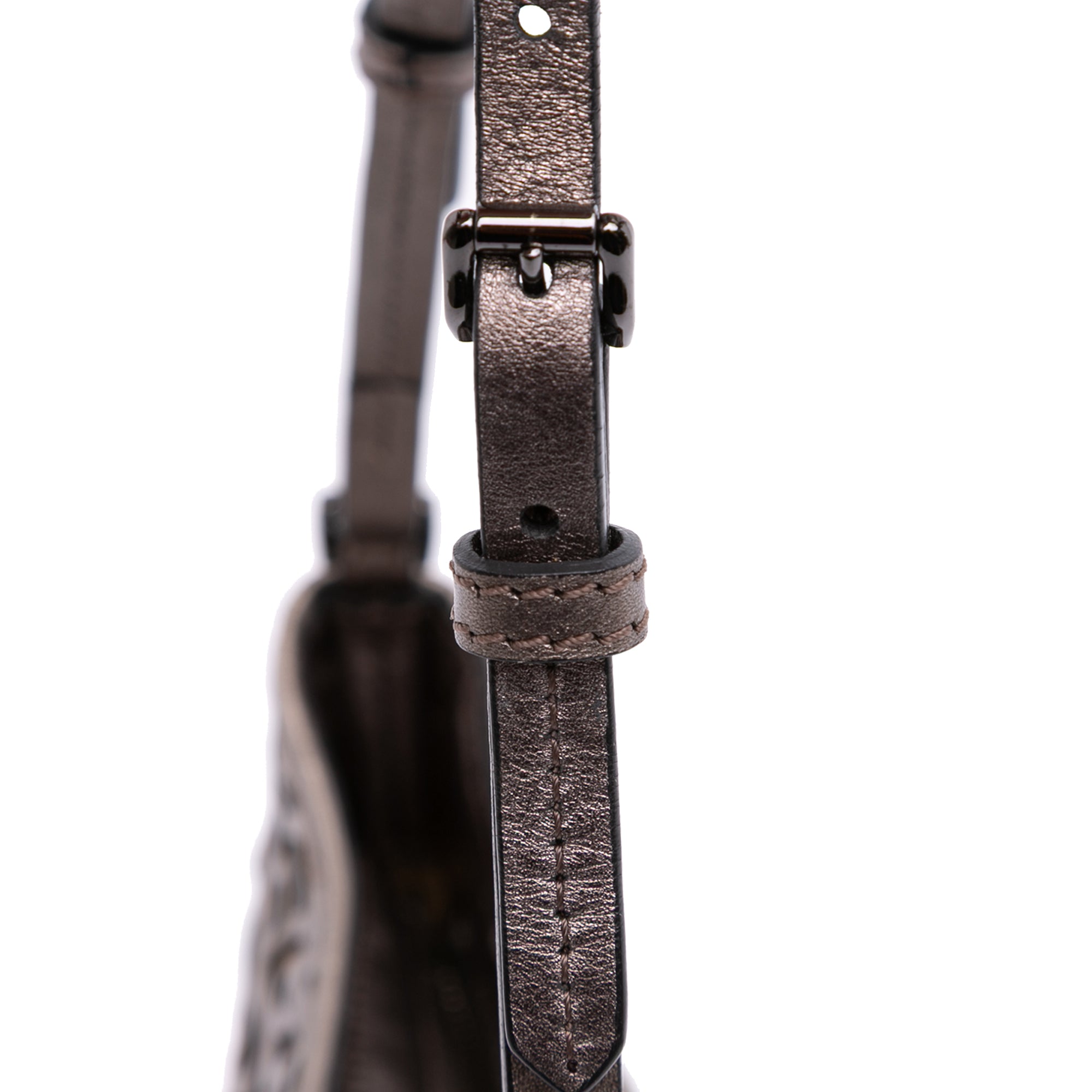 Nova Check Cutout Leather Accessory Pochette