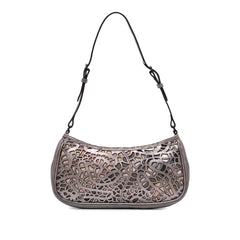 Nova Check Cutout Leather Accessory Pochette