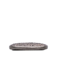Nova Check Cutout Leather Accessory Pochette
