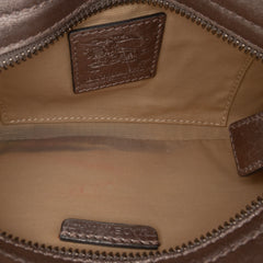 Nova Check Cutout Leather Accessory Pochette
