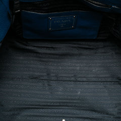 Vitello Daino Front Pocket Open Convertible Tote