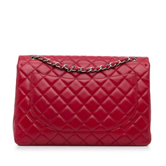 Maxi Classic Lambskin Single Flap