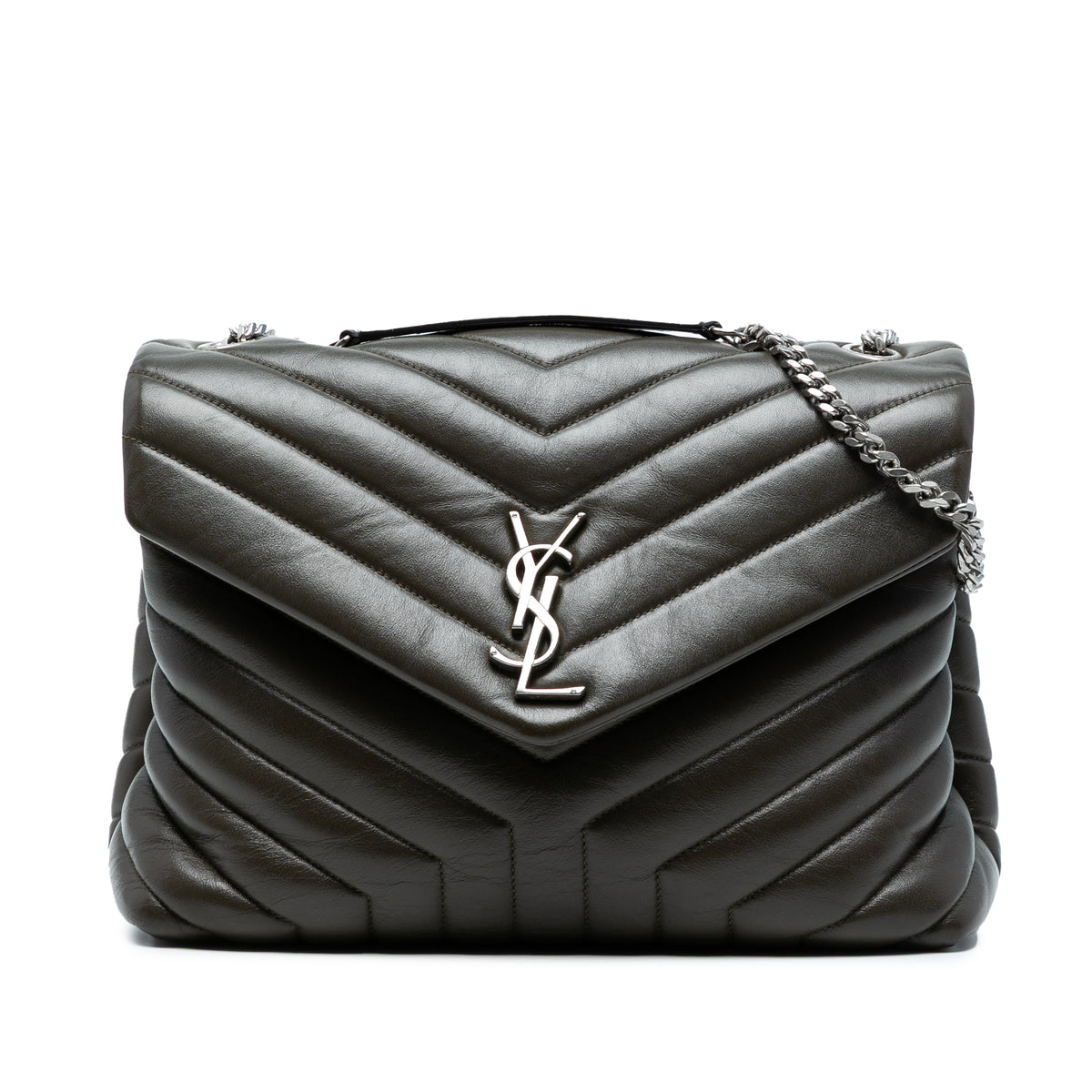 Medium Matelasse Leather Monogram LouLou Chain Bag