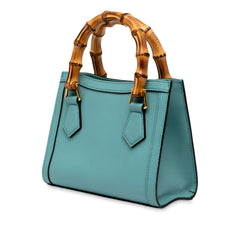 Mini Calfskin Bamboo Diana Satchel
