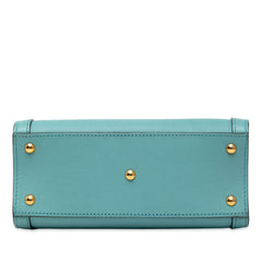 Mini Calfskin Bamboo Diana Satchel