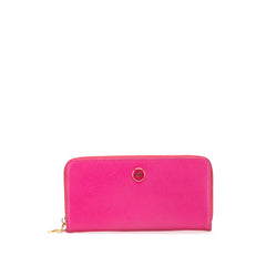 Anagram Leather Zip Around Wallet