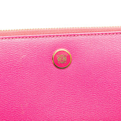Anagram Leather Zip Around Wallet
