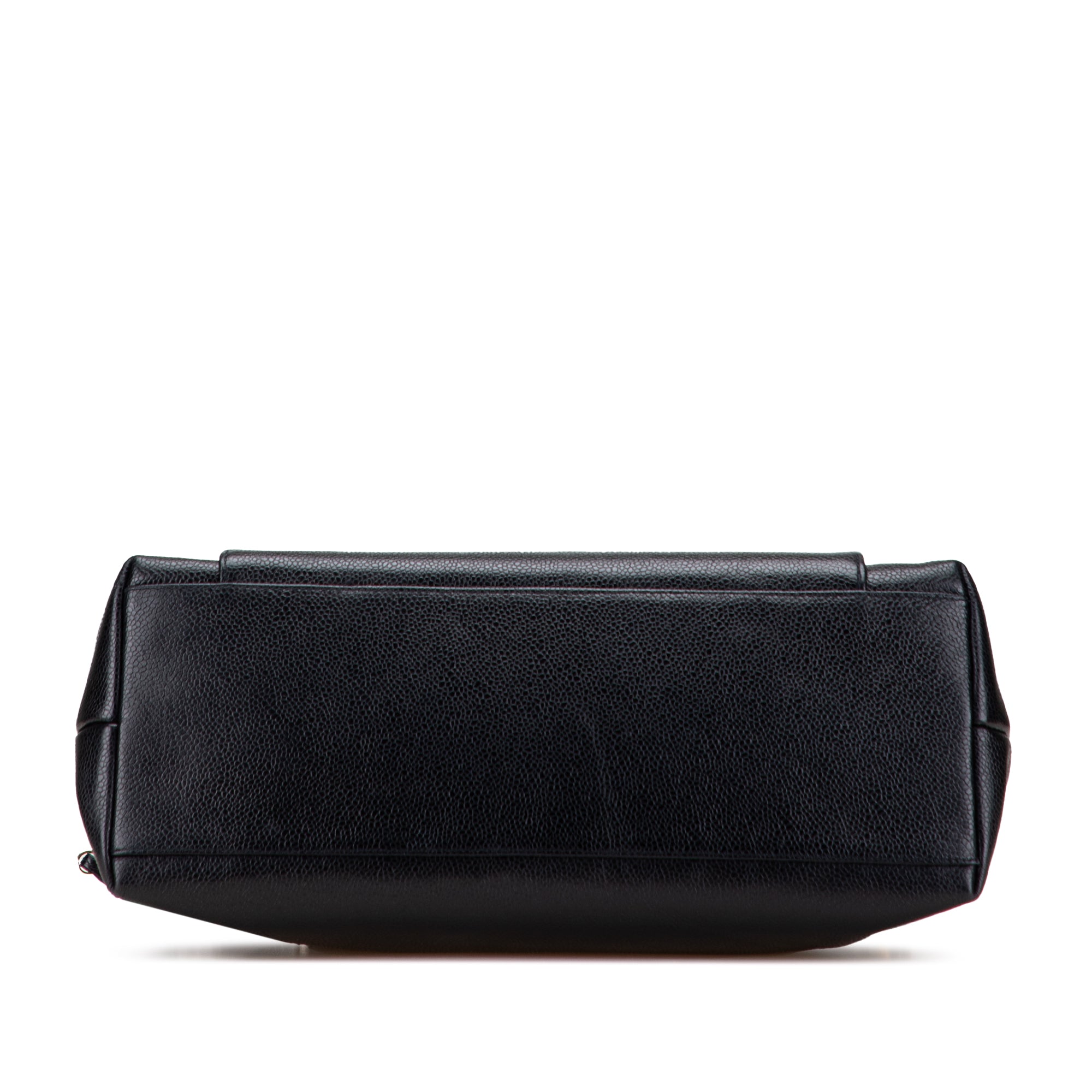 Caviar Front Pocket Chain Tote