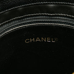 Caviar Front Pocket Chain Tote