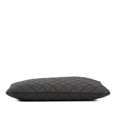Large Quilted Nylon O Case Clutch