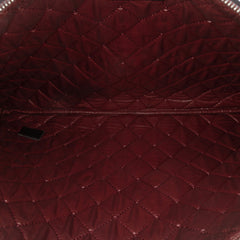 Large Quilted Nylon O Case Clutch